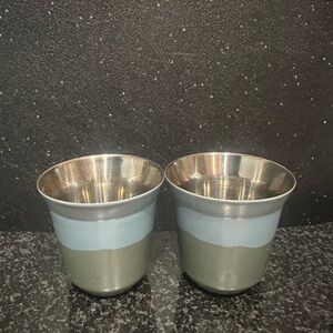 Set of two originally Nespresso espresso cups